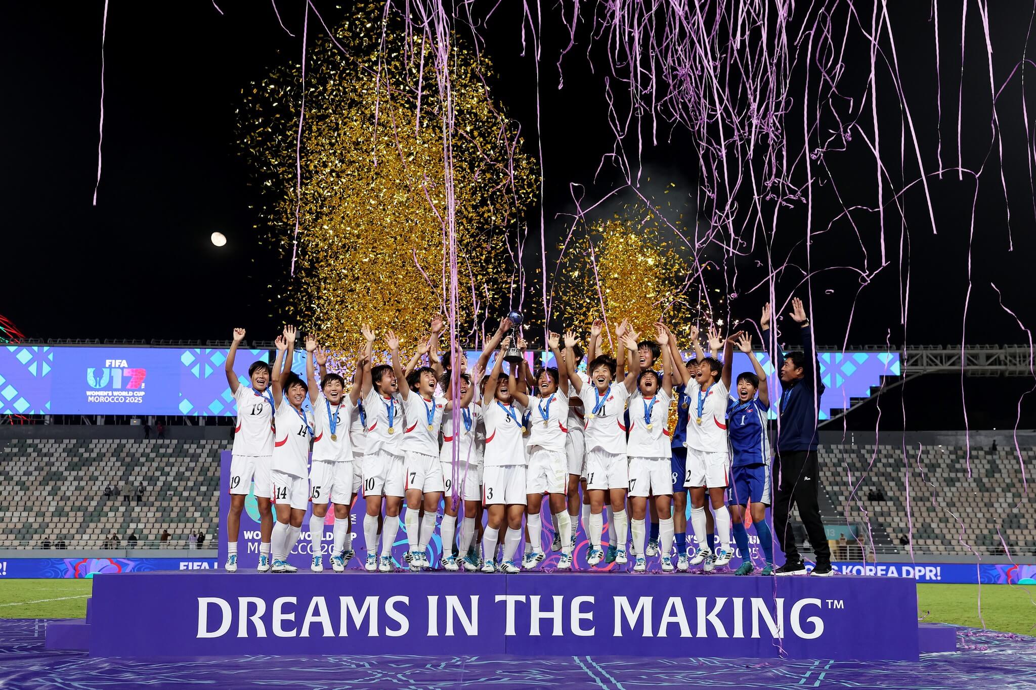 منتخب كوريا الشمالية يتوج بكأس العالم للسيدات U17 (المغرب2025) على حساب المنتخب الهولندي