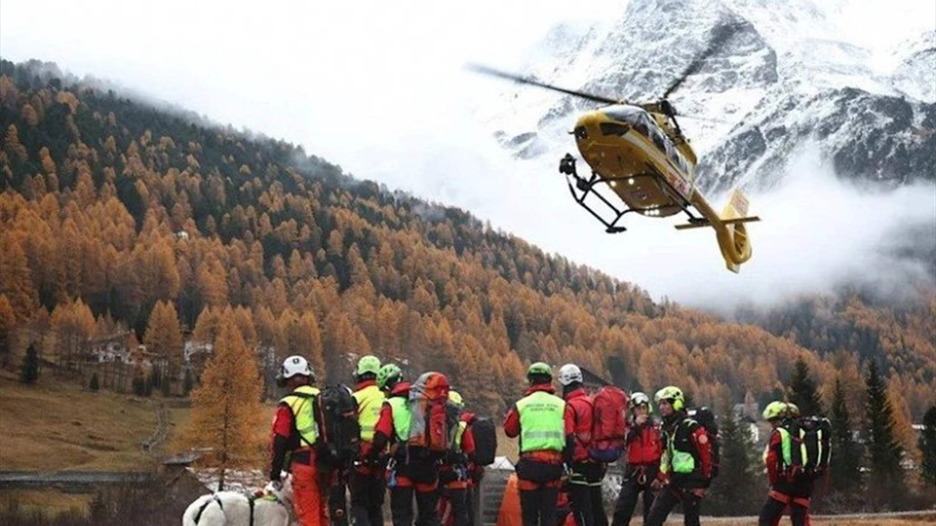 مصرع 5 متسلقين في انهيار ثلجي في جبال الألب بإيطاليا