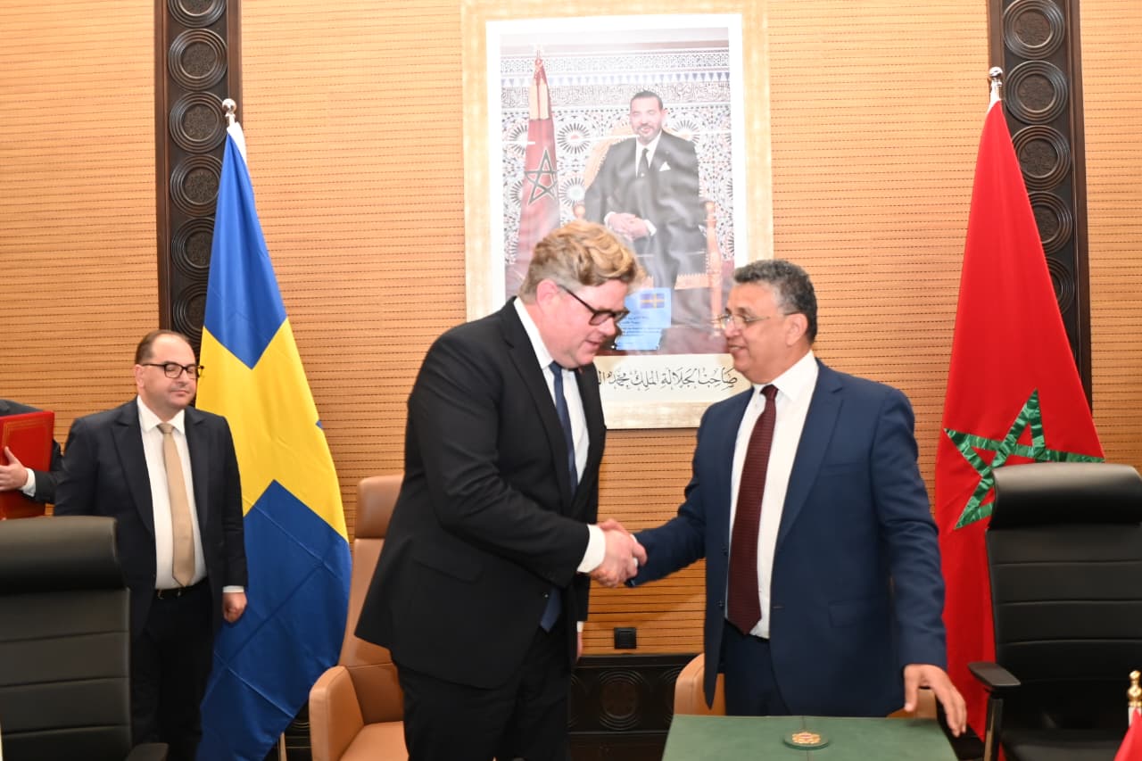 المغرب والسويد يوقعان إعلان نوايا بالرباط لبلورة تعاون قضائي متقدم