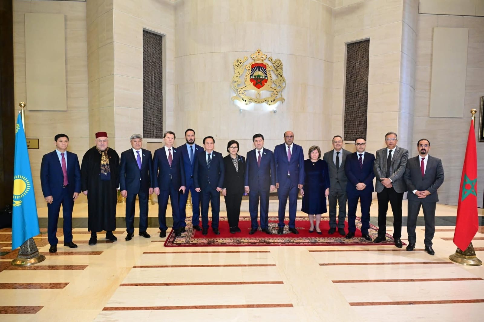  رئيس مجلس المستشارين يستقبل رئيس مجلس النواب بجمهورية كازاخستان 