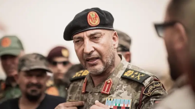  وفاة رئيس أركان حكومة الوحدة الوطنية وعدد من قادة الجيش الليبي في حادث سقوط طائرة في تركيا 