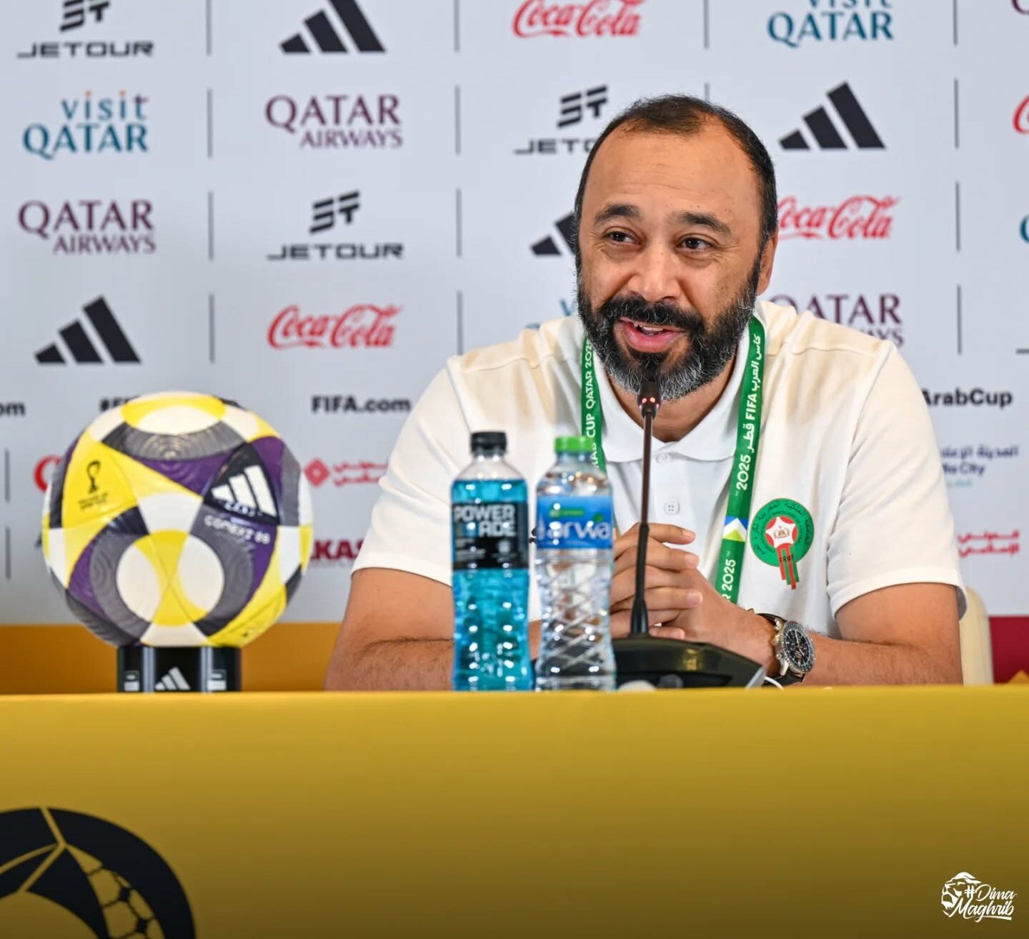 السكتيوي: نسعى للفوز أمام المنتخب السعودي وحجز تذكرة العبور للربع في الصدارة