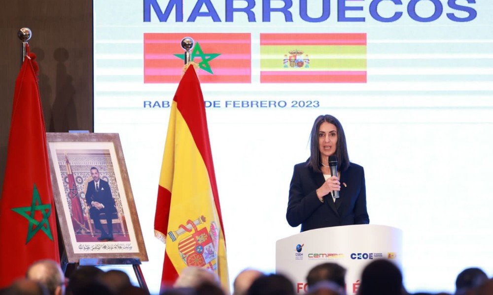  وزيرة الاقتصاد والمالية، نادية فتاح: وارداتنا من إسبانيا تبلغ 11 مليار دولار وصادراتنا إليها تبلغ 9 مليارات دولار 