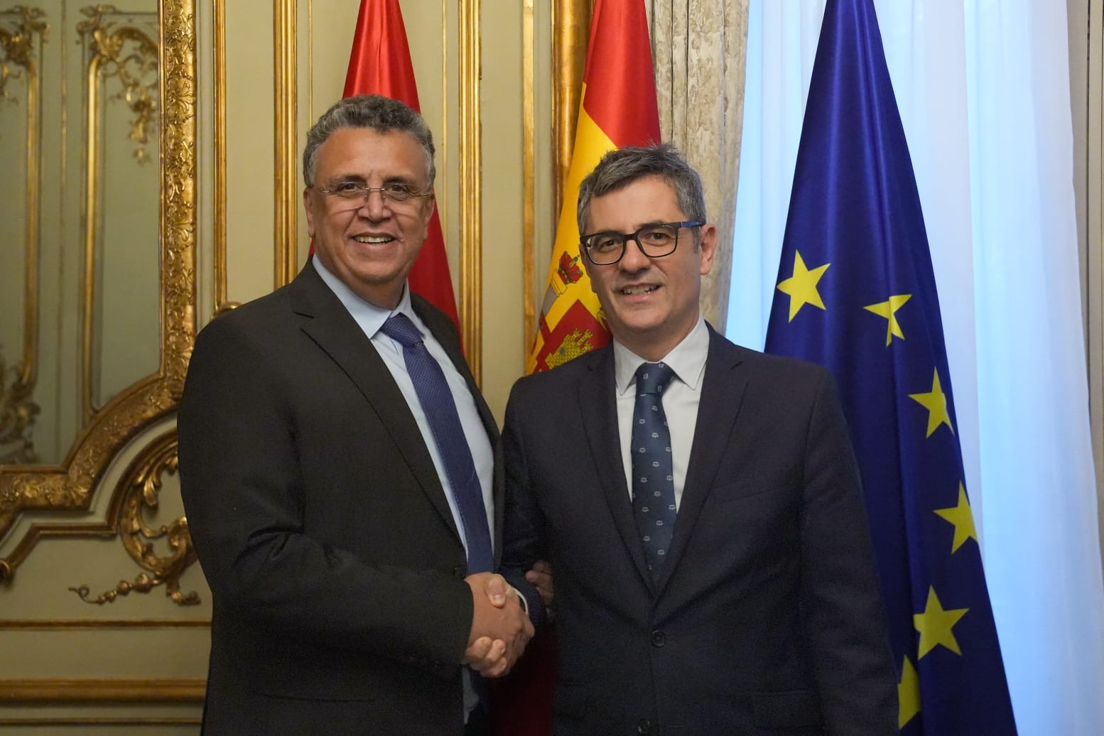  وهبي يجتمع بمدريد مع وزير الرئاسة والعدل والعلاقات مع المحاكم بالمملكة الإسبانية 