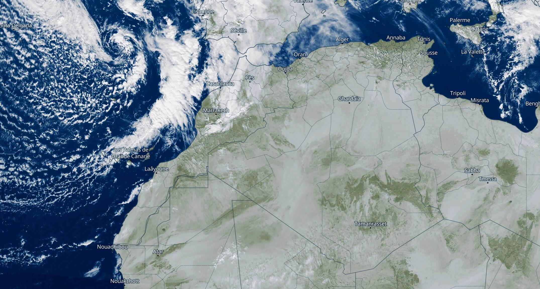 المديرية العامة للأرصاد الجوية لـ "الصحيفة": تأثير "عاصفة فرانسيس" على المغرب يبدأ اعتبارا من اليوم الجمعة ويمتد إلى غاية مطلع الأسبوع المقبل