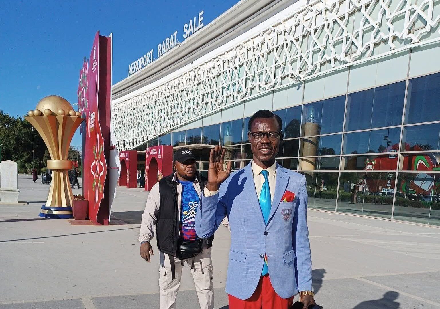  المشجع الكونغولي "لومومبا" يغادر المغرب بعد إقصاء منتخب الكونغو من كأس أمم إفريقيا 