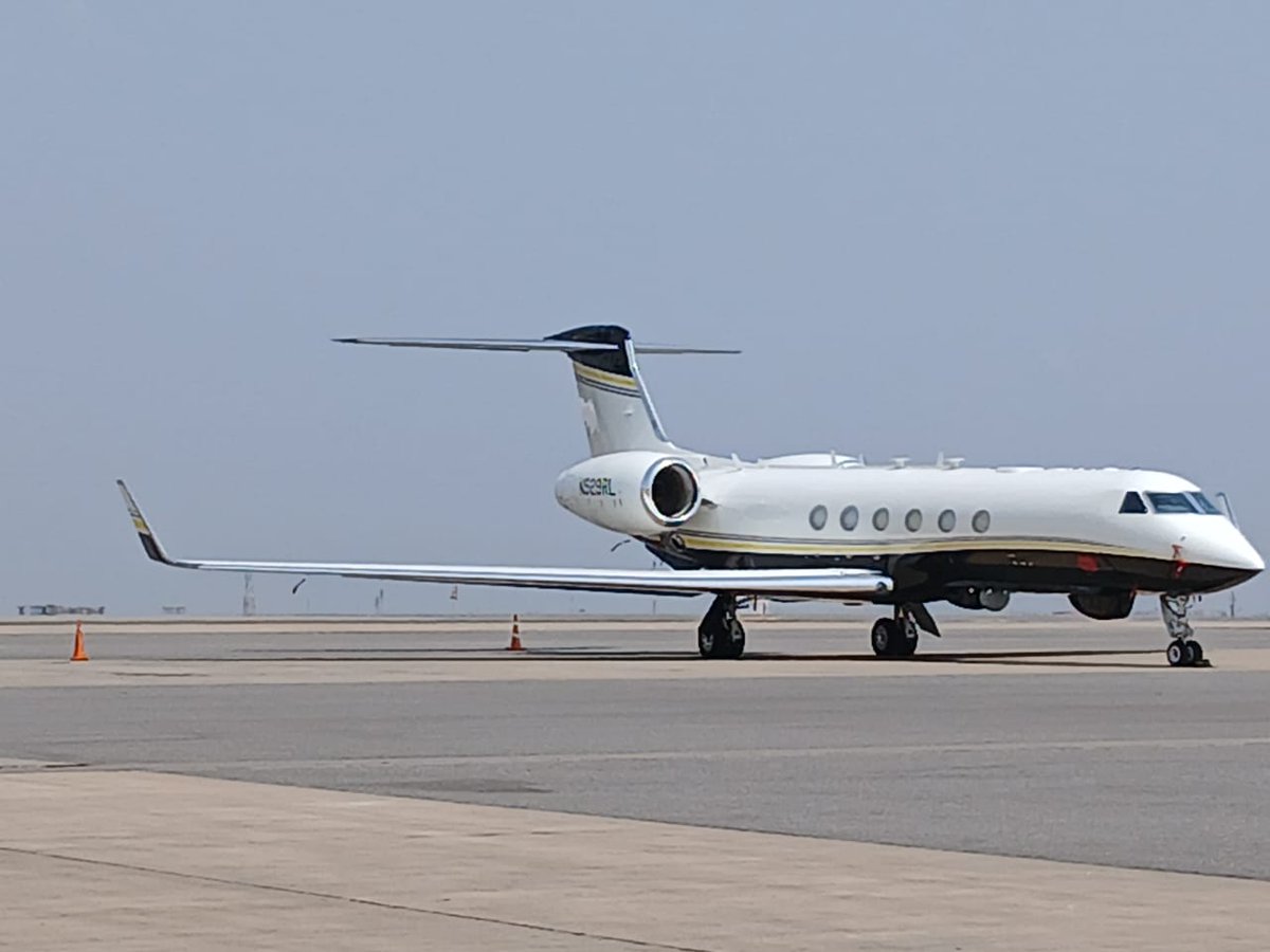  تفاصيل الطائرة الخاصة المتورطة في محاولة تهريب 190 ألف دولار أمريكي عبر مطار نواكشوط 