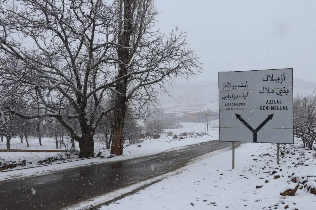 تساقطات ثلجية ودرجة حرارة تحت الصفر اليوم الجمعة بالعديد من مناطق المغرب