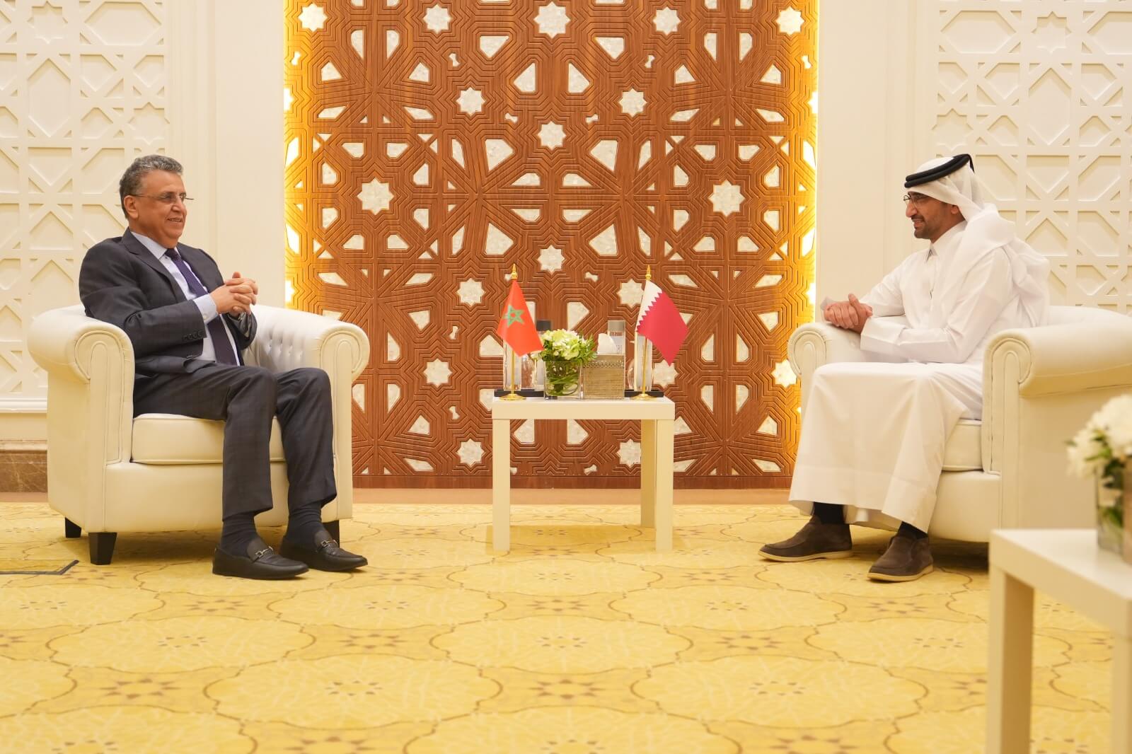  وهبي يناقش مع وزير العدل القطري قوانين الاستثمار ومكافحة الجرائم المالية 