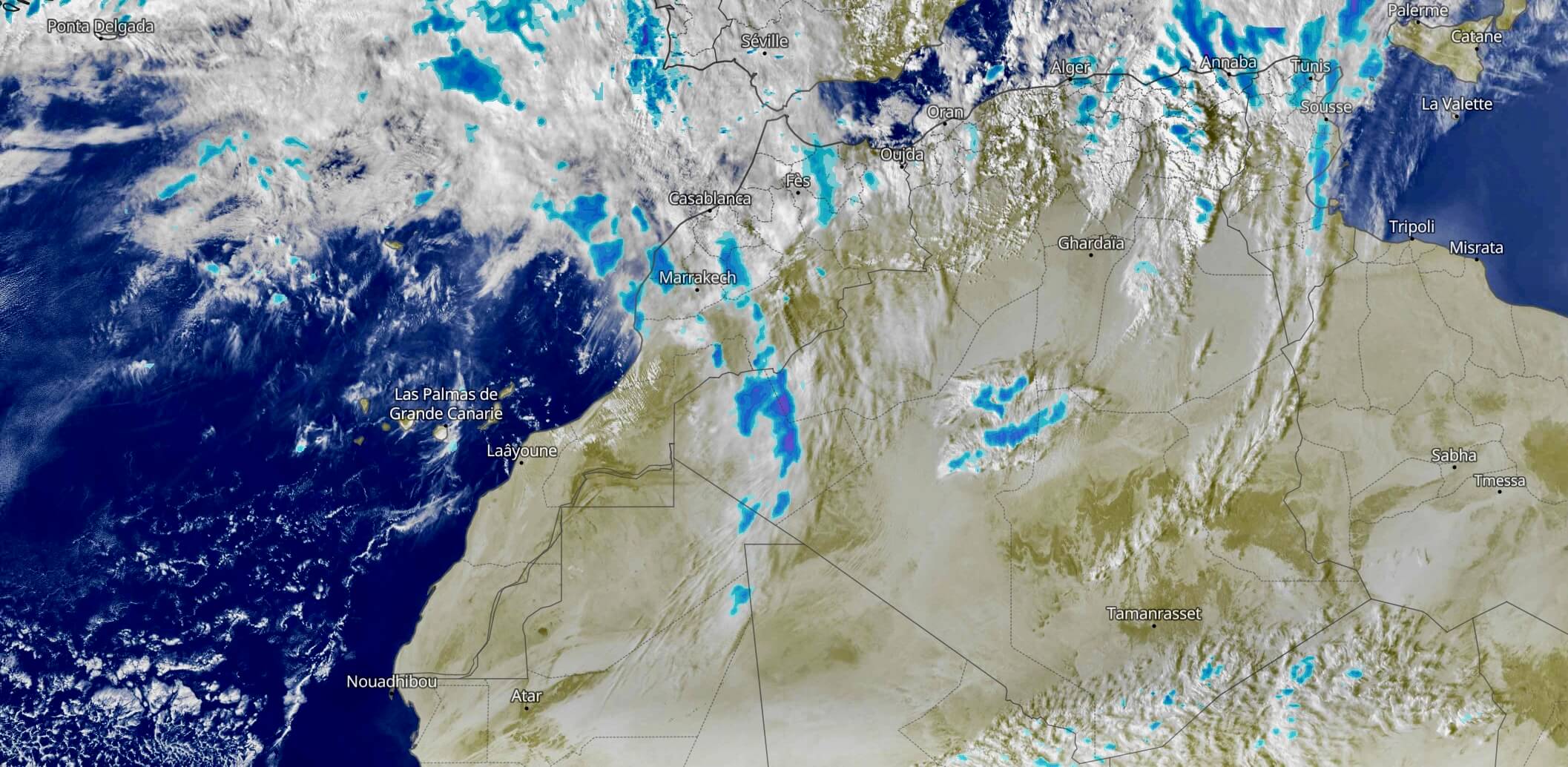 المديرية العامة للأرصاد الجوية لـالصحيفة: هناك اضطرابات جوية عنيفة ونشرة حمراء بتراكمات قد تبلغ 150 ملم واستمرار مخاطر الفيضانات باللوكوس والشمال