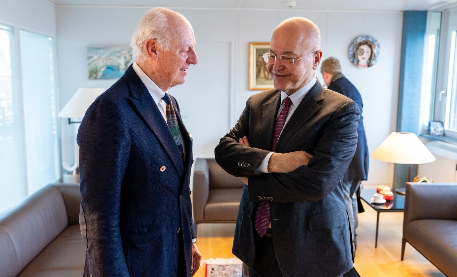 المبعوث الأممي ستافان دي ميستورا يجري مباحثات بجنيف مع المفوض السامي لشؤون اللاجئين قبيل إحاطته الدورية أمام مجلس الأمن حول الصحراء