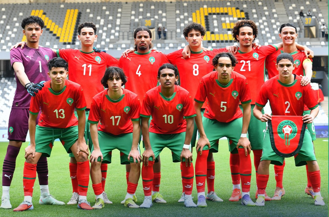 المنتخب المغربي يفوز علي تونس ضمن بطولة إتحاد شمال إفريقيا  لأقل من 17 سنة