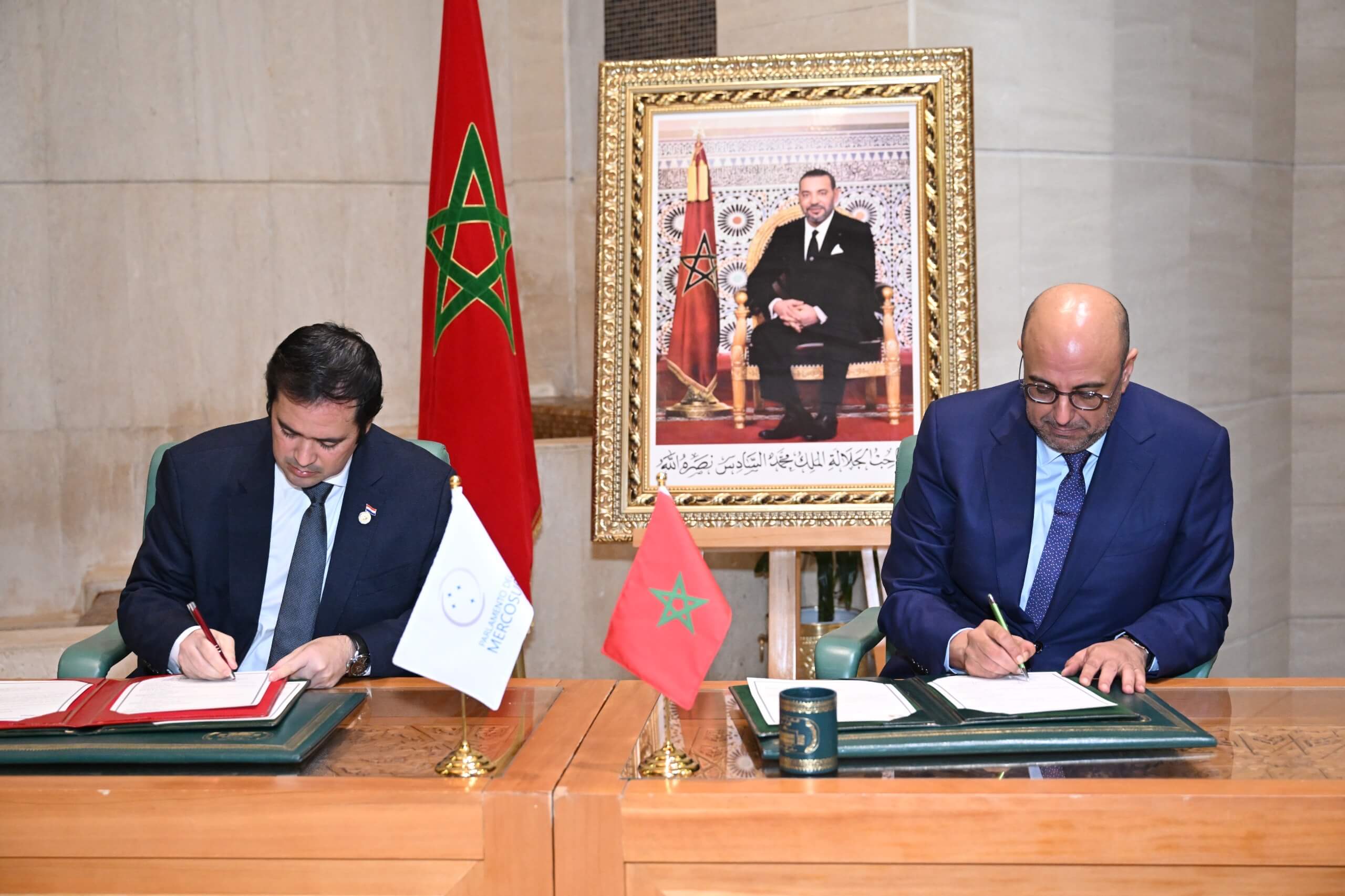 في لقاء مع ولد الرشيد.. رئيس برلمان السوق المشتركة لدول أمريكيا الجنوبية يدعم مغربية الصحراء