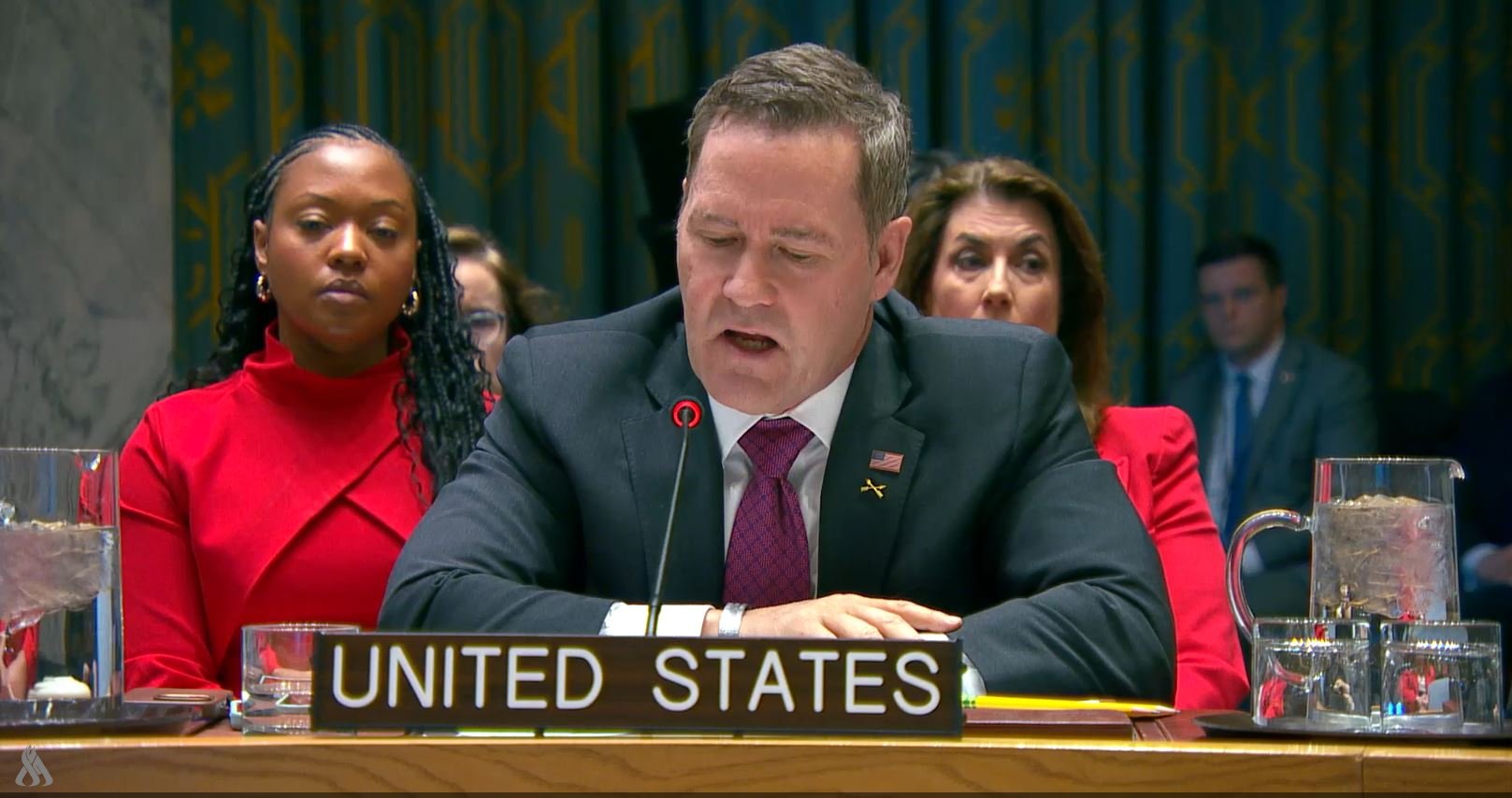 مندوب أمريكا بالأمم المتحدة من داخل مجلس الشيوخ: واشنطن ترصد 