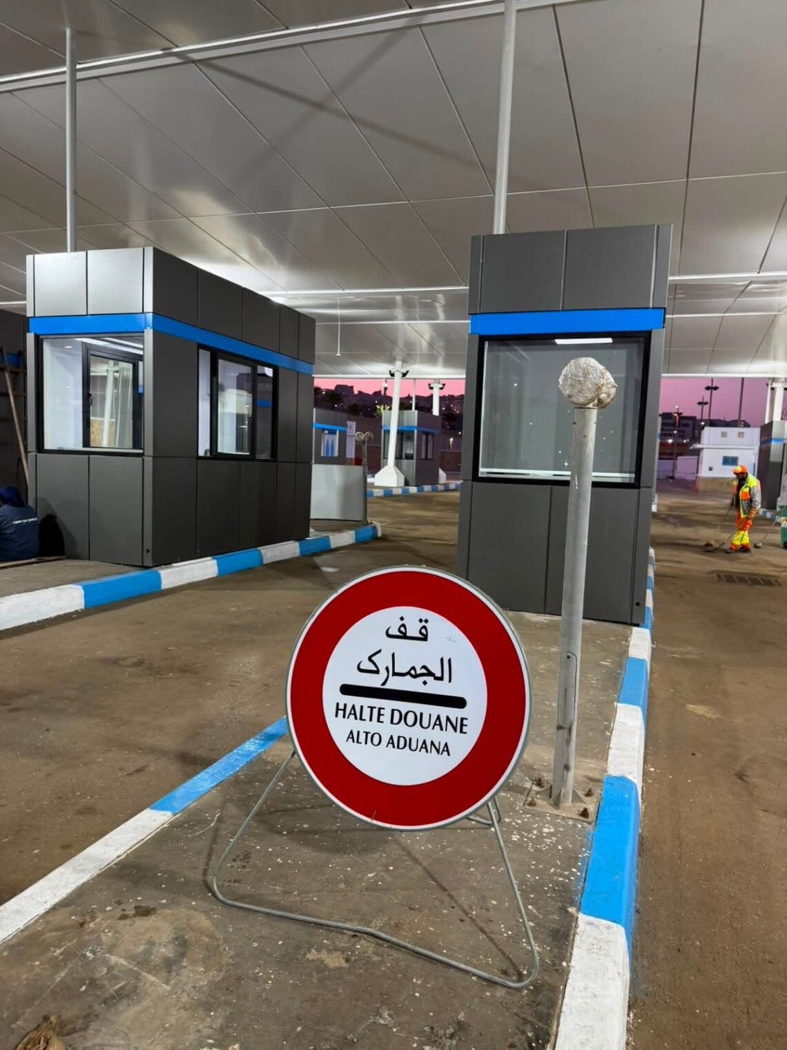 معبر باب سبتة يظهر بواجهة جديدة بعد تجديدات سبقت عملية "مرحب